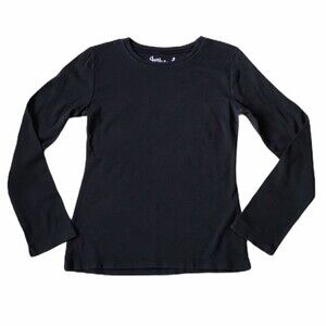 Nordstrom Ivy & Moon Long Sleeve Black Top Size S